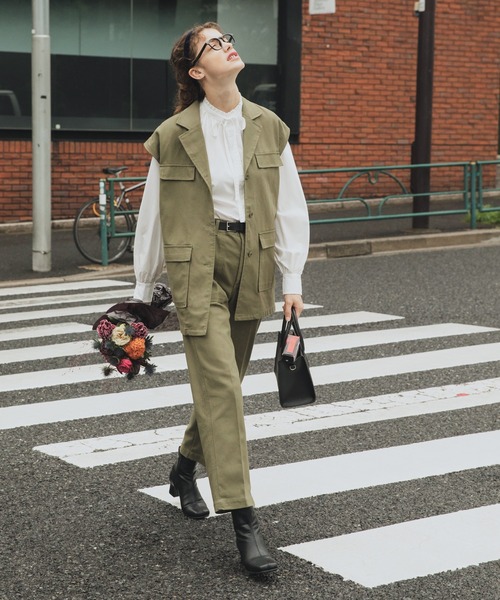 BONLECILL(ボンルシール)の「パンツ(その他パンツ・レディース・カーキ・L)」の1枚目の写真