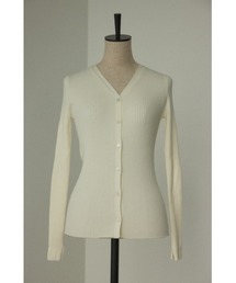 BLACK BY MOUSSY | washable rib cardigan(ウォッシャブルリブカーディガン)(カーディガン/ボレロ)