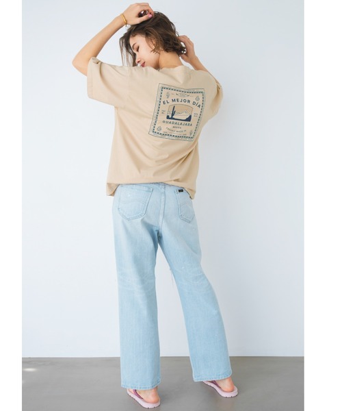 ALEXIA STAM(アリシアスタン)の「Mexican Tequila Label Graphic Tee / メキシカンテキーラTee(Tシャツ/カットソー・レディース・オフホワイト/ライトベージュ・FREE)」の13枚目の写真