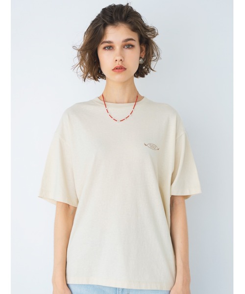 ALEXIA STAM(アリシアスタン)の「Mexican Tequila Label Graphic Tee / メキシカンテキーラTee(Tシャツ/カットソー・レディース・オフホワイト/ライトベージュ・FREE)」の3枚目の写真