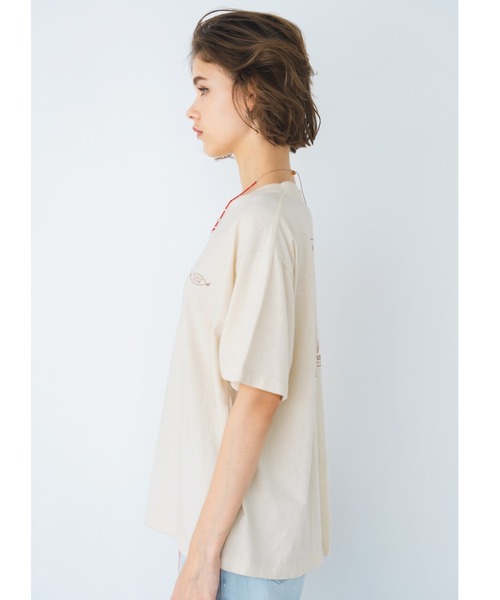 ALEXIA STAM(アリシアスタン)の「Mexican Tequila Label Graphic Tee / メキシカンテキーラTee(Tシャツ/カットソー・レディース・オフホワイト/ライトベージュ・FREE)」の4枚目の写真