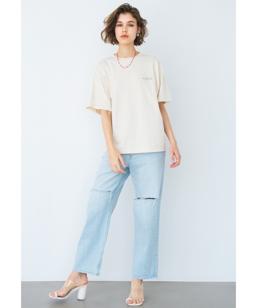 ALEXIA STAM(アリシアスタン)の「Mexican Tequila Label Graphic Tee / メキシカンテキーラTee(Tシャツ/カットソー・レディース・オフホワイト/ライトベージュ・FREE)」の6枚目の写真
