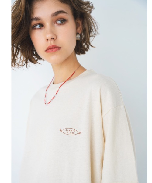 ALEXIA STAM(アリシアスタン)の「Mexican Tequila Label Graphic Tee / メキシカンテキーラTee(Tシャツ/カットソー・レディース・オフホワイト/ライトベージュ・FREE)」の8枚目の写真