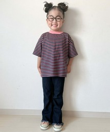CIAOPANIC TYPY | 【KIDS】USAコットンマルチボーダーTee(Tシャツ/カットソー)
