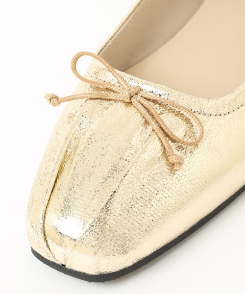 LAKOLE（ラコレ）の「【卒入式／オケージョンにも】ギャザータックバレエシューズ / 963970（バレエシューズ・レディース・シルバー/ゴールド/ブラック/ゼブラ・SMALL/MEDIUM/LARGE）」の16枚目の写真