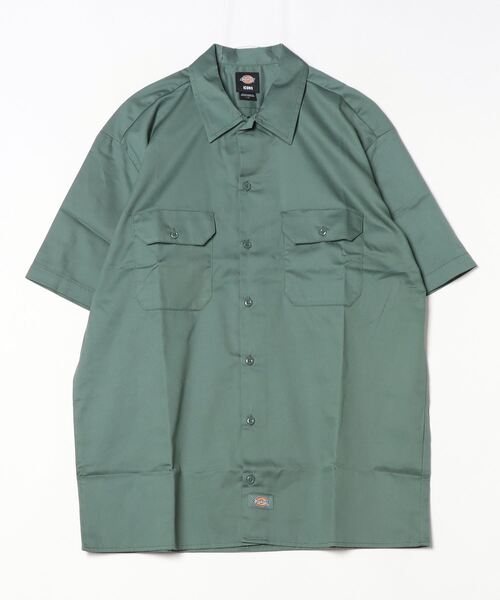 Dickies(ディッキーズ)の「S/S ワークシャツ レギュラーフィット "1574"(シャツ/ブラウス・メンズ・レンガ/オフホワイト/ホワイト/チャコールグレー/ブラック/ダークグリーン系/ダークネイビー/サンドベージュ/オリーブ・XX-LARGE/LARGE/X-LARGE/MEDIUM/SMALL)」の7枚目の写真