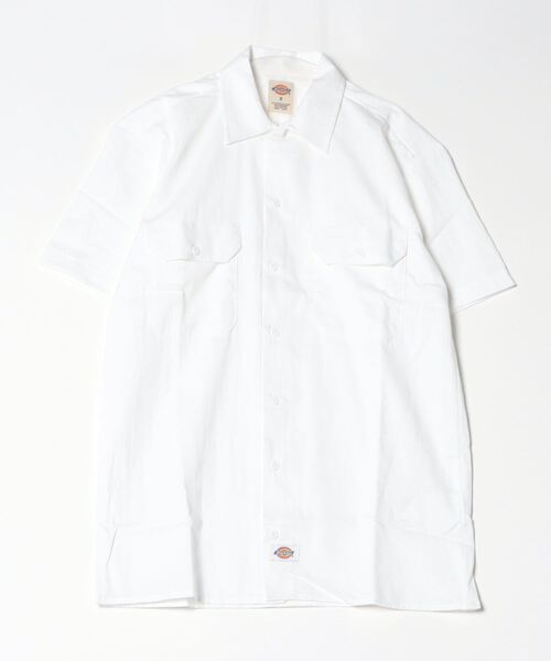 Dickies(ディッキーズ)の「S/S ワークシャツ レギュラーフィット "1574"(シャツ/ブラウス・メンズ・レンガ/オフホワイト/ホワイト/チャコールグレー/ブラック/ダークグリーン系/ダークネイビー/サンドベージュ/オリーブ・XX-LARGE/LARGE/X-LARGE/MEDIUM/SMALL)」の16枚目の写真