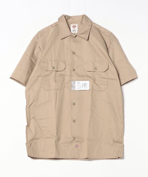 Dickies(ディッキーズ)の「S/S ワークシャツ レギュラーフィット "1574"(シャツ/ブラウス・メンズ・レンガ/オフホワイト/ホワイト/チャコールグレー/ブラック/ダークグリーン系/ダークネイビー/サンドベージュ/オリーブ・XX-LARGE/LARGE/X-LARGE/MEDIUM/SMALL)」の20枚目の写真