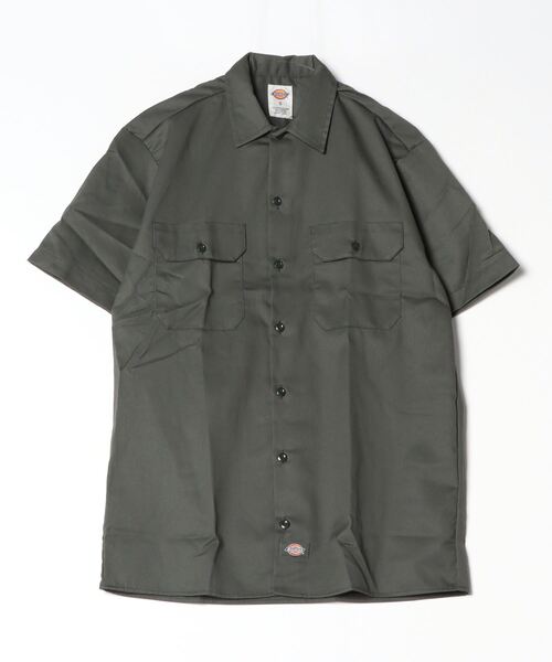 Dickies(ディッキーズ)の「S/S ワークシャツ レギュラーフィット "1574"(シャツ/ブラウス・メンズ・レンガ/オフホワイト/ホワイト/チャコールグレー/ブラック/ダークグリーン系/ダークネイビー/サンドベージュ/オリーブ・XX-LARGE/LARGE/X-LARGE/MEDIUM/SMALL)」の21枚目の写真