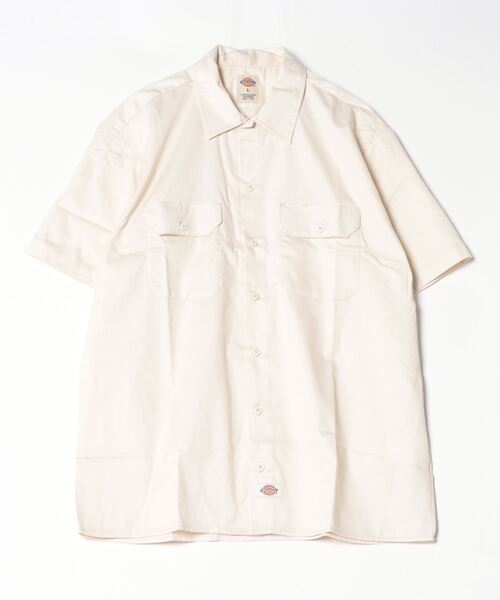 Dickies(ディッキーズ)の「S/S ワークシャツ レギュラーフィット "1574"(シャツ/ブラウス・メンズ・レンガ/オフホワイト/ホワイト/チャコールグレー/ブラック/ダークグリーン系/ダークネイビー/サンドベージュ/オリーブ・XX-LARGE/LARGE/X-LARGE/MEDIUM/SMALL)」の17枚目の写真