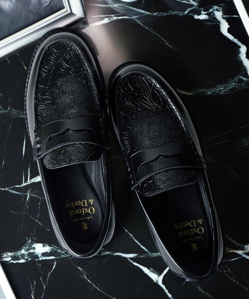 WEB限定 レザー コイン ローファー / London Shoe Make Oxford