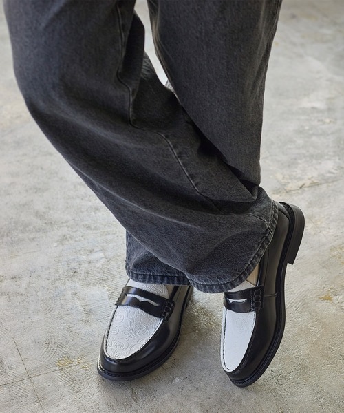 レザー コイン ローファー / 牛革 / London Shoe Make Oxford and