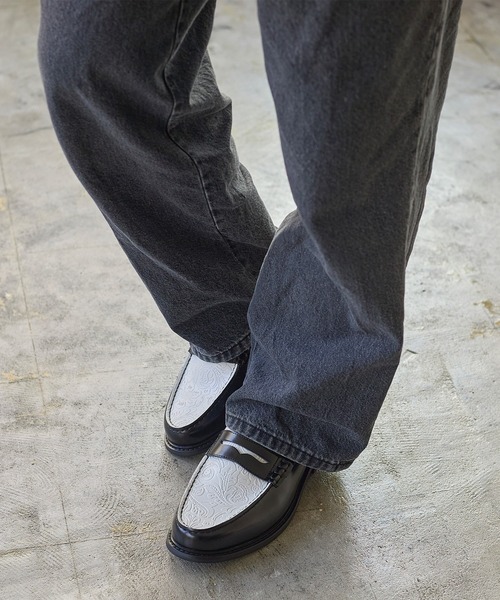 レザー コイン ローファー / 牛革 / London Shoe Make Oxford and