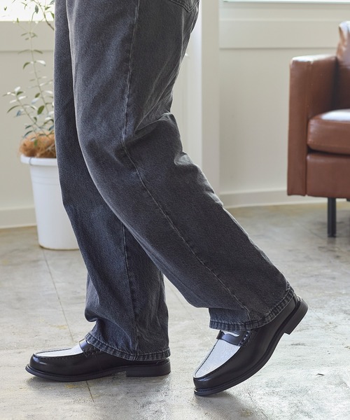 レザー コイン ローファー / 牛革 / London Shoe Make Oxford and