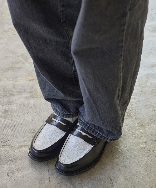 レザー コイン ローファー / 牛革 / London Shoe Make Oxford and
