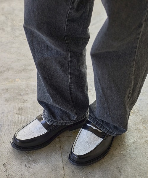 レザー コイン ローファー / 牛革 / London Shoe Make Oxford and