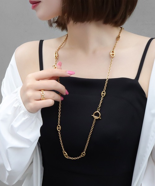 blackdia ocean（ブラックダイヤオーシャン）の「blackdia ocean マリンチェーンリング（リング・レディース・シルバー系その他2/シルバー/ゴールド/ゴールド系その他/シルバー系その他/ゴールド系その他2・FREE）」の22枚目の写真