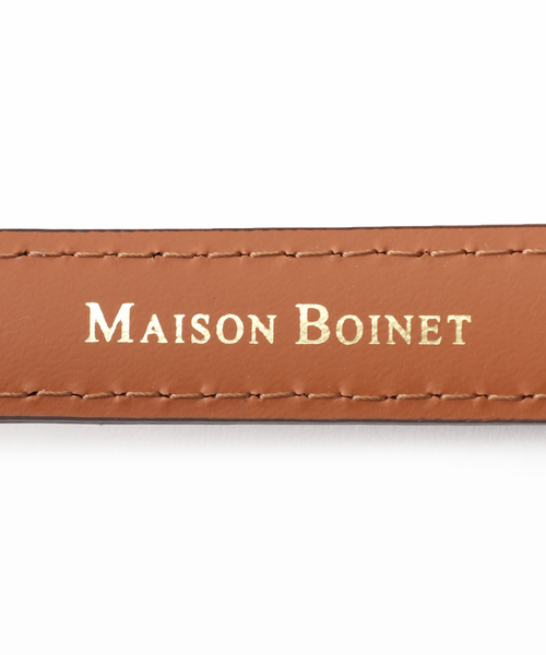 追加2》【MAISON BOINET/メゾンボワネ】15mm belt in calf