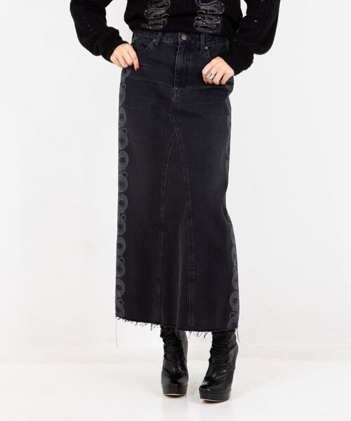 SNAKE LOOP リメイクデニムスカート（スカート）｜HYSTERIC GLAMOUR