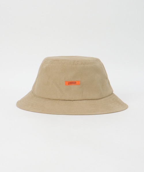 UNIVERSAL OVERALL（ユニバーサルオーバーオール）の「UNIVERSAL OVERALL フェイクスウェードバケットハット（ハット・メンズ・ブラック/ベージュ・FREE）」の9枚目の写真