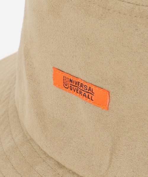 UNIVERSAL OVERALL（ユニバーサルオーバーオール）の「UNIVERSAL OVERALL フェイクスウェードバケットハット（ハット・メンズ・ブラック/ベージュ・FREE）」の4枚目の写真