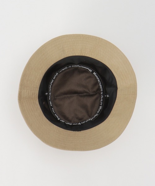 UNIVERSAL OVERALL（ユニバーサルオーバーオール）の「UNIVERSAL OVERALL フェイクスウェードバケットハット（ハット・メンズ・ブラック/ベージュ・FREE）」の6枚目の写真