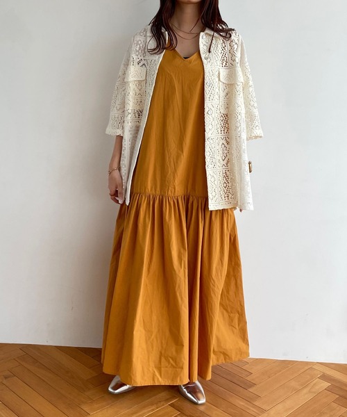 LOWRYS FARM（ローリーズファーム）の「カットレースシャツ５Ｓ  971590（シャツ/ブラウス・レディース・ブラック/アイボリー/その他・FREE）」の8枚目の写真