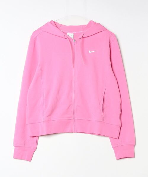 NIKE（ナイキ）の「ナイキ NIKE ナイキ ワン DF フルジップ L/S フーディ LBR（パーカー・レディース・ライトグリーン/ブラック/スモークピンク/グレー/サックスブルー/ピンク/ブラウン・M/L/XL）」の6枚目の写真