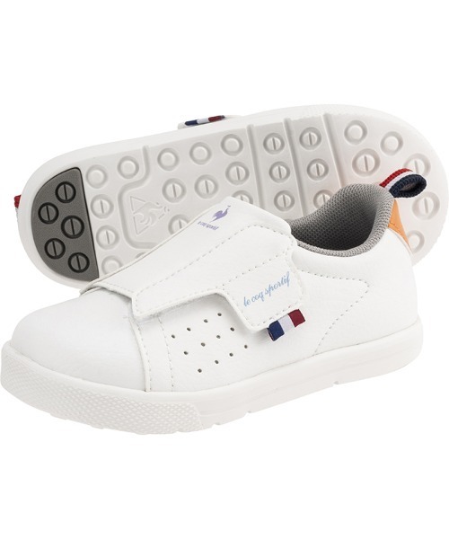 le coq sportif（ルコックスポルティフ）の「ラ ローラン II F   /  LA ROLAND II F（スニーカー・キッズ・ホワイト系・14.5cm/15.5cm/13.5cm/15.0cm/14.0cm/13.0cm/16.0cm）」の3枚目の写真