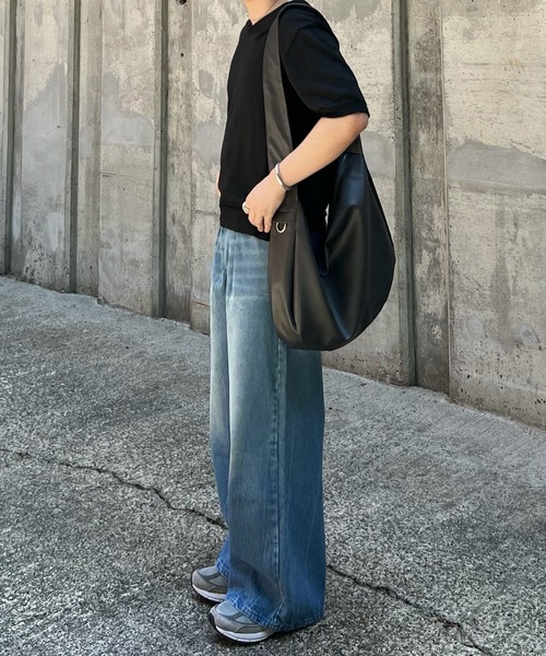 CALLNE（カルネ）の「【CALLNE】1Tuck Wide Straight Deinm / 1タックワイドストレートデニム（12.8oz）（デニムパンツ・メンズ・オフホワイト/ブラック系/ブラック/ブラック系1/ブルー/ブルー系1/ライトグレー・L/M/S）」の11枚目の写真