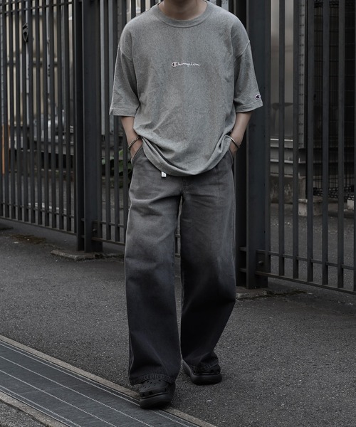 CALLNE（カルネ）の「【CALLNE】1Tuck Wide Straight Deinm / 1タックワイドストレートデニム（12.8oz）（デニムパンツ・メンズ・オフホワイト/ブラック系/ブラック/ブラック系1/ブルー/ブルー系1/ライトグレー・L/M/S）」の15枚目の写真