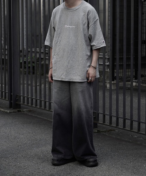 CALLNE（カルネ）の「【CALLNE】1Tuck Wide Straight Deinm / 1タックワイドストレートデニム（12.8oz）（デニムパンツ・メンズ・オフホワイト/ブラック系/ブラック/ブラック系1/ブルー/ブルー系1/ライトグレー・L/M/S）」の16枚目の写真
