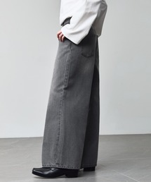 CALLNE（カルネ）の「【CALLNE】1Tuck Wide Straight Deinm / 1タックワイドストレートデニム（12.8oz）（デニムパンツ）」