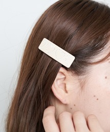 ラインストーンハートバレッタ