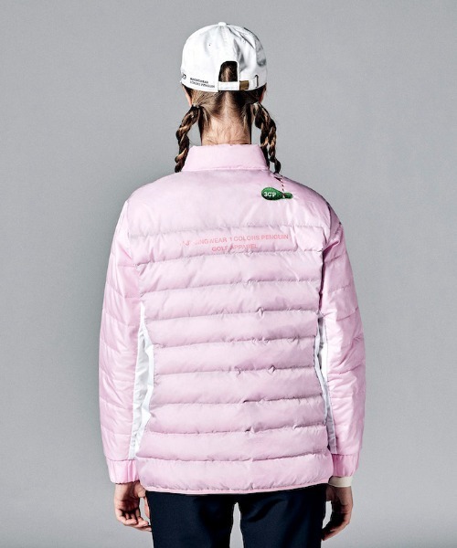 MUNSINGWEAR(マンシングウェア)の「『ENVOY 3 COLORS PENGUIN』HEATNAVIはっ水中わたブルゾン(ブルゾン・レディース・ピンク/ブラック・XL/L/M)」の7枚目の写真