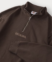 Dickies（ディッキーズ）の「【DICKIES／ディッキーズ】ワンポイント刺繍ハーフジップスウェット/プルオーバー/ビッグシルエット（スウェット・レディース）」