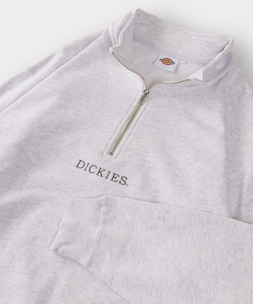 Dickies(ディッキーズ)の「【DICKIES/ディッキーズ】ワンポイント刺繍ハーフジップスウェット/プルオーバー/ビッグシルエット(スウェット・メンズ・ブラウン/アッシュグレー/ブラック/ネイビー・M/L/XL)」の3枚目の写真