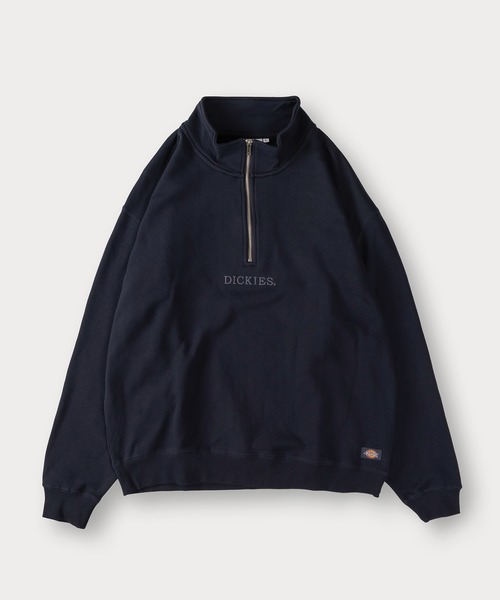 Dickies(ディッキーズ)の「【DICKIES/ディッキーズ】ワンポイント刺繍ハーフジップスウェット/プルオーバー/ビッグシルエット(スウェット・メンズ・ブラウン/アッシュグレー/ブラック/ネイビー・M/L/XL)」の8枚目の写真