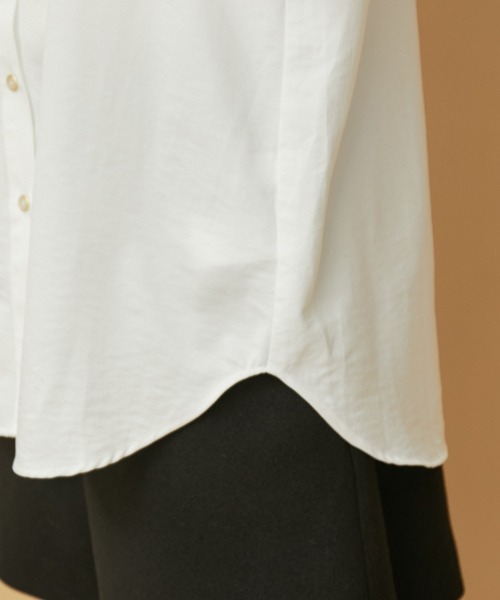 VIS（ビス）の「【2WAY】ロングカラーボウタイブラウス【洗える】（シャツ/ブラウス・レディース・キナリ/オフホワイト・S/M）」の18枚目の写真