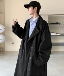 neos | 【neos -addictive design-】オーバーシルエット フラップ ベルト トレンチコート(トレンチコート)