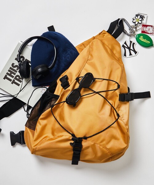 FREAK'S STORE(フリークスストア)の「FREAK’S STORE/フリークスストア スリングバッグ/ショルダーバッグ/斜め掛け(ショルダーバッグ・メンズ・オフホワイト/オリーブ/グレー/ベージュ/ブラック・フリ-)」の17枚目の写真