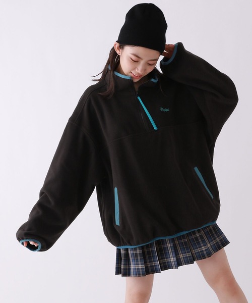 repipi armario（レピピ アルマリオ）の「アクリルビーニー（ニットキャップ/ビーニー・キッズ・グレー/ブラック・FREE）」の3枚目の写真