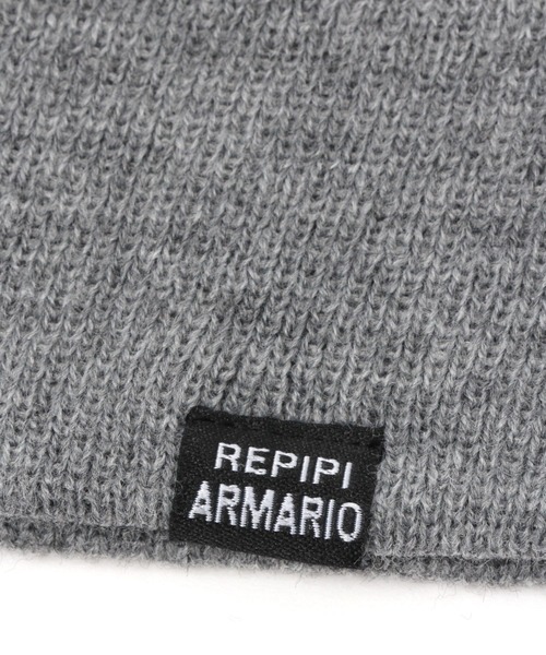 repipi armario（レピピ アルマリオ）の「アクリルビーニー（ニットキャップ/ビーニー・キッズ・グレー/ブラック・FREE）」の8枚目の写真