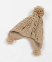 petit main | ぽんぽんニット帽(キャップ)