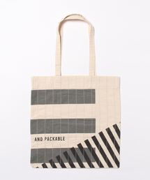 【AND PACKABLE】TB キルトトートバッグ