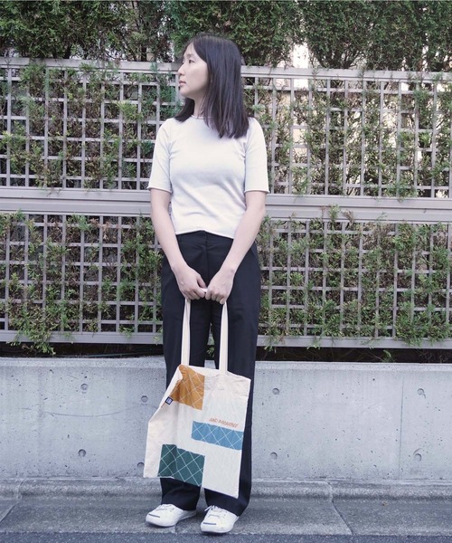 GLOBAL FORME CONCRETE（グローバルフォルムコンクリート）の「【AND PACKABLE】TB キルトトートバッグ（トートバッグ・メンズ・ナチュラル/マルチ/ネイビー/グレー・FREE）」の22枚目の写真