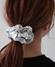 ミィ様⭕️ Shabby chicなBIGシュシュ＆バッグチャーム　ハート ミィ様⭕️ Shabby chicなBIGシュシュ＆バッグチャーム ハート