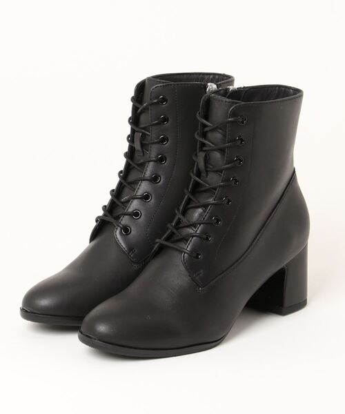 【セール】【PARADIS COULEUR】レースアップショートブーツ(33018R)（ブーツ）｜PARADIS COULEUR（パラディクルール）
