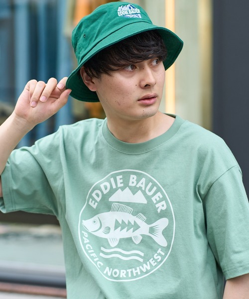 Eddie Bauer(エディーバウアー)の「グラフィック ハット(ハット・メンズ・ベージュ/グリーン/ブラック/ネイビー・F)」の4枚目の写真