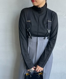 MAISON DE L'ALLURE | [MAISON DE L'ALLURE/メゾンドゥラリュール] ハイネックラメニットソー(Tシャツ/カットソー)